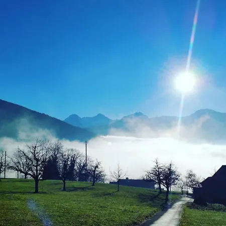 Dom wakacyjny Idyllic Farm With Scenic Views And Concierge By Swisshut Sigriswil