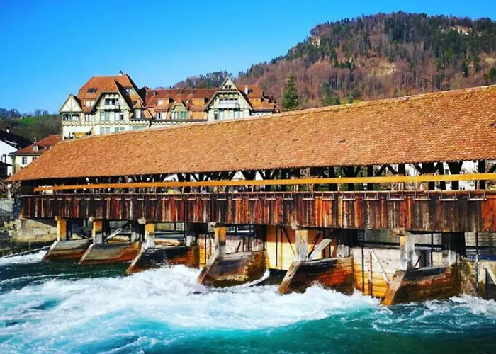 Idyllic Farm With Scenic Views And Concierge By Swisshut Sigriswil