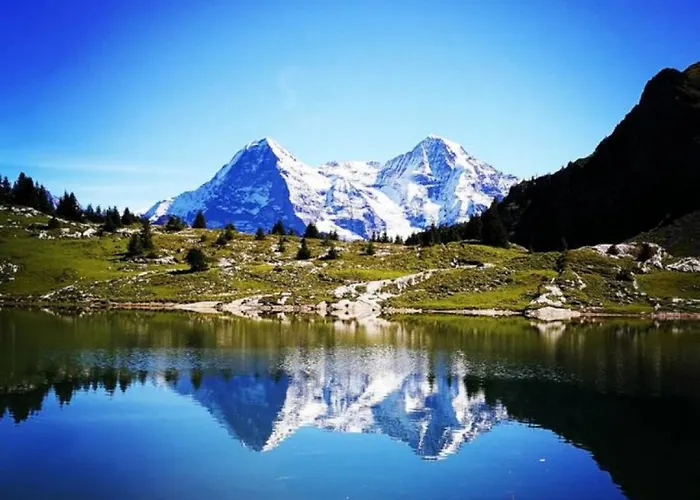 Idyllic Farm With Scenic Views And Concierge By Swisshut Sigriswil